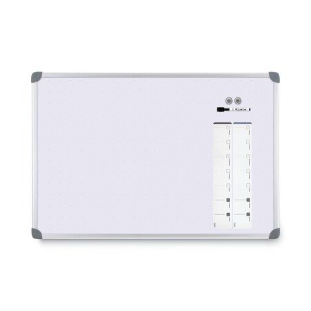 Quartet Boards, Magnetic Dry Erase, Aluminum Frame, White 79378 | Zoro